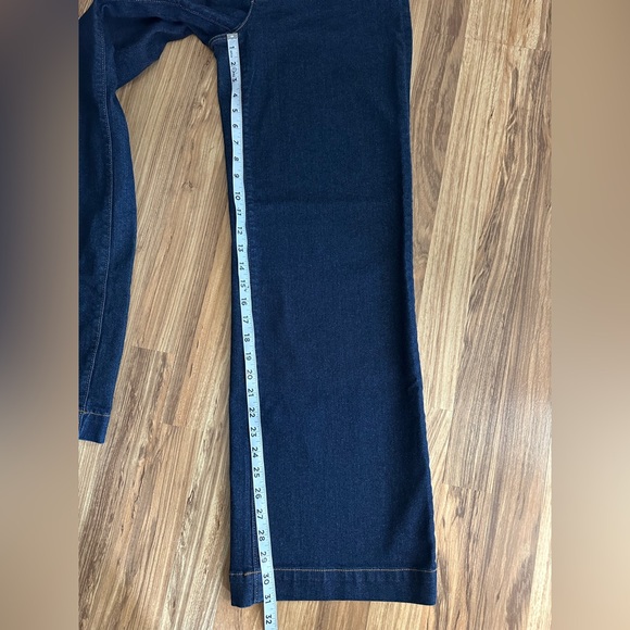 Lands End Women’s Recover Denim High Rise Wide Leg Crop Jeans Size 6 - Picture 9 of 12